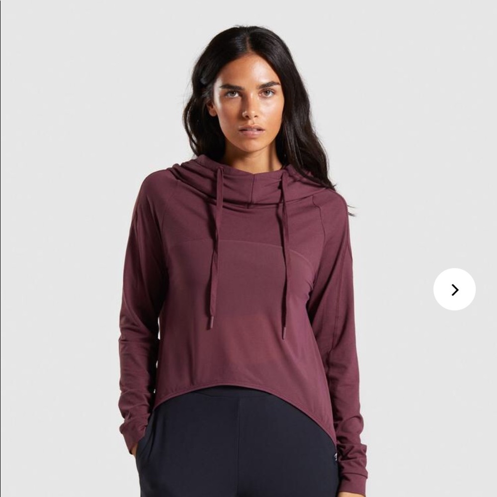 Gymshark Aura Hoodie - Berry Red